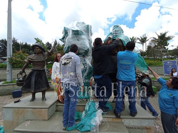 Comunidad de Santa Elena retiró cobertura del Monumento Silletero